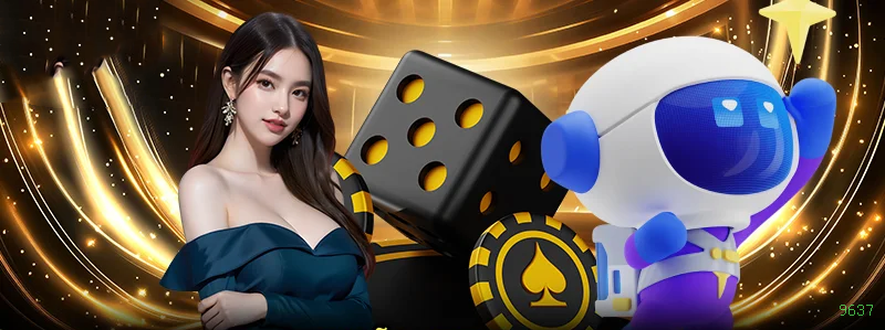 Big win animation on 9637 slot Jogo